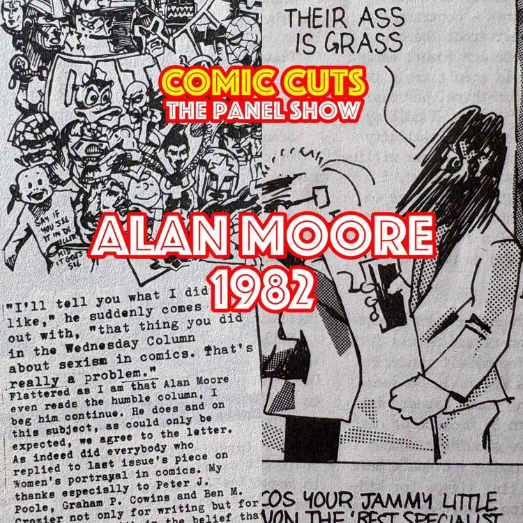 cover art for New Guest Pod! Alan Moore audio interview from 1982!