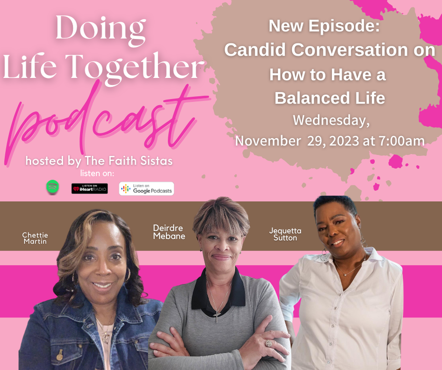 cover art for Doing Life with the Faith Sistas