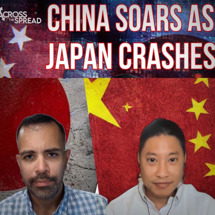 cover art for China Blasts Stimulus As Japan Self-Destructs | Weston Nakamura & Michael Gayed