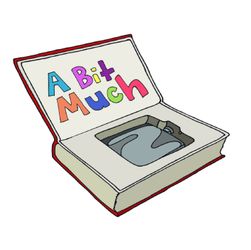 cover art for A Bit Much