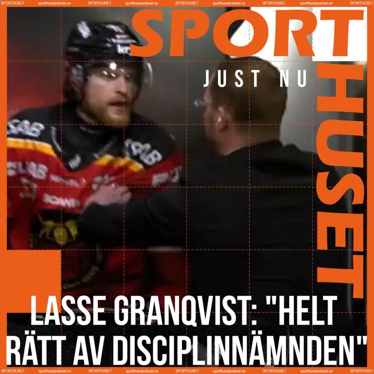 cover art for JUST NU. Lasse Granqvist: "Helt rätt av Disciplinnämnden"
