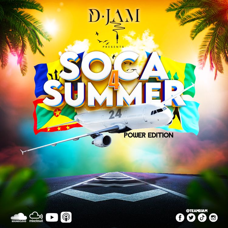 cover art for SOCA 4 SUMMER 24 POWER EDITION BY TEAM DJAM