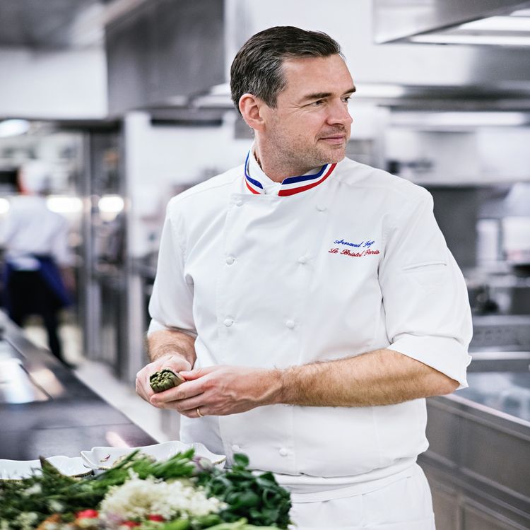 cover art for Talents - Arnaud Faye, chef triplement étoilé des cuisines du Bristol Paris
