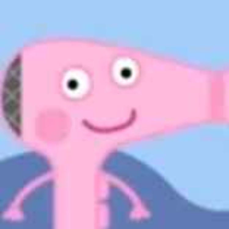 cover art for Poewk's podcast: Peppa the blowdryer