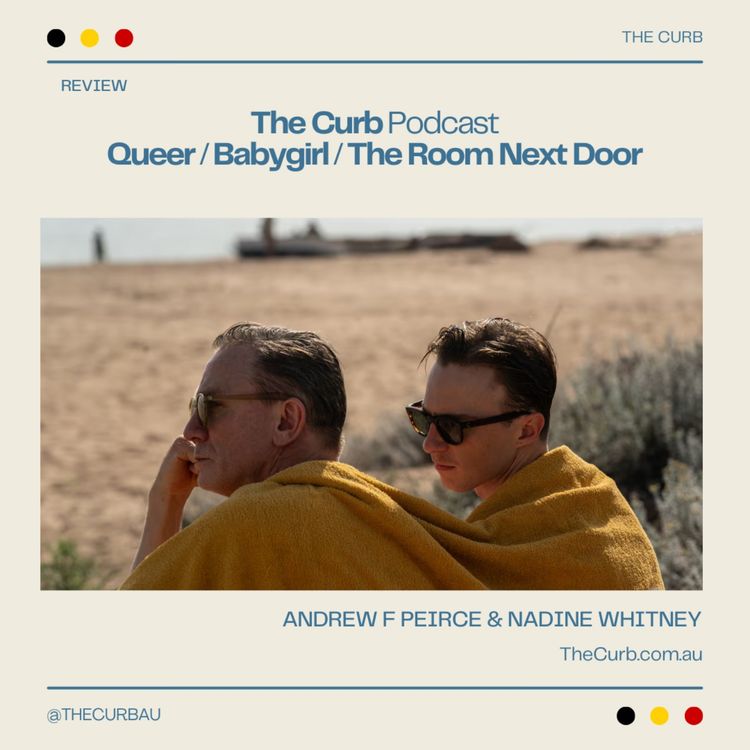 cover art for Queer / Babygirl / The Room Next Door - Podcast Review