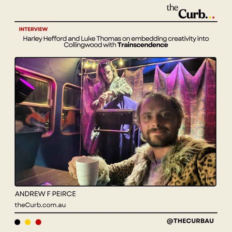 cover art for Harley Hefford and Luke Thomas on embedding creativity into Collingwood with Trainscendence