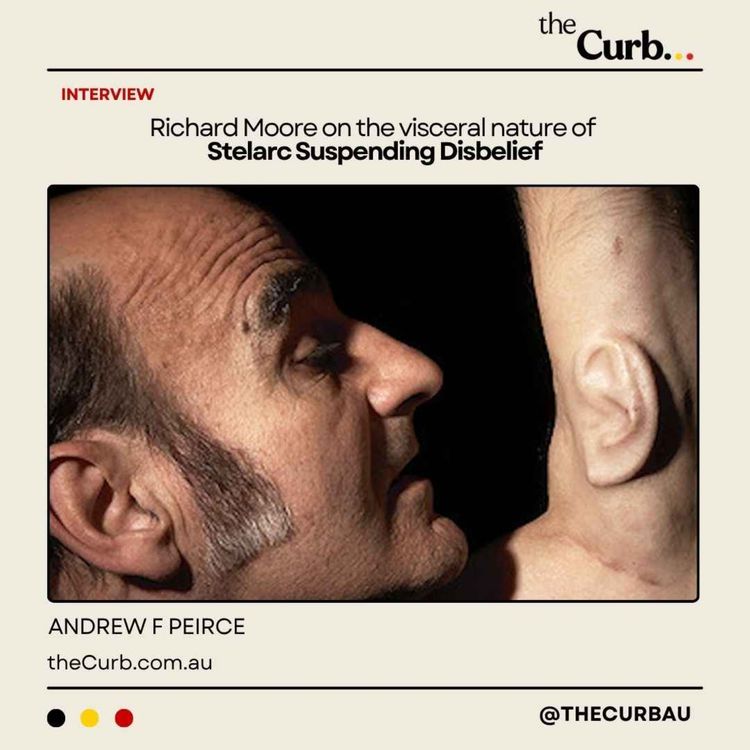 cover art for Richard Moore on the visceral nature of Stelarc Suspending Disbelief