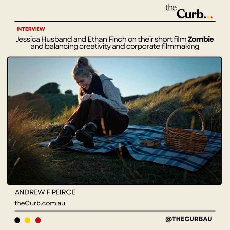 cover art for Jessica Husband and Ethan Finch on their short film Zombie and balancing creativity and corporate filmmaking