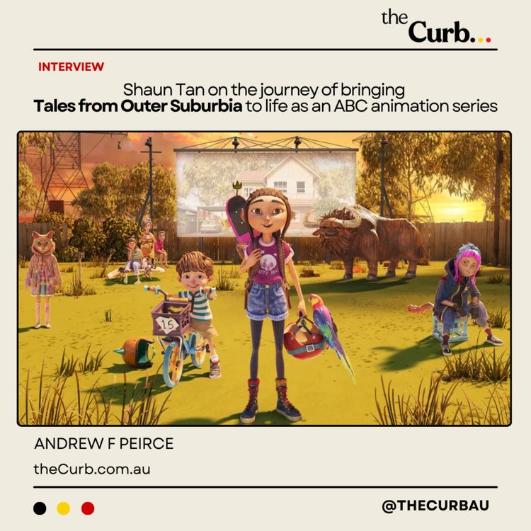 cover art for Shaun Tan on the journey of bringing Tales from Outer Suburbia to life as an ABC animation series