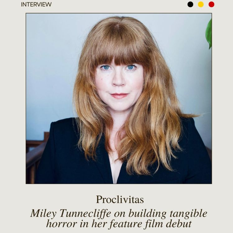 cover art for Miley Tunnecliffe on building tangible horror in her feature film debut Proclivitas