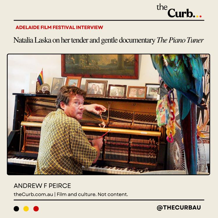 cover art for Natalia Laska on her tender and gentle documentary The Piano Tuner