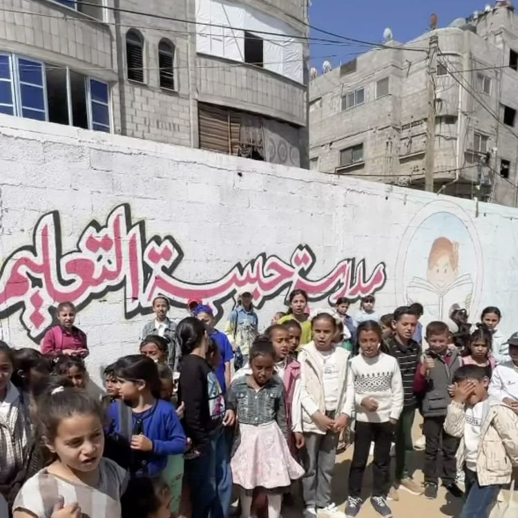 cover art for Tournoi de foot en soutien à l'école Habiba à Gaza, le 6 juin au stade Maryse Hilsz