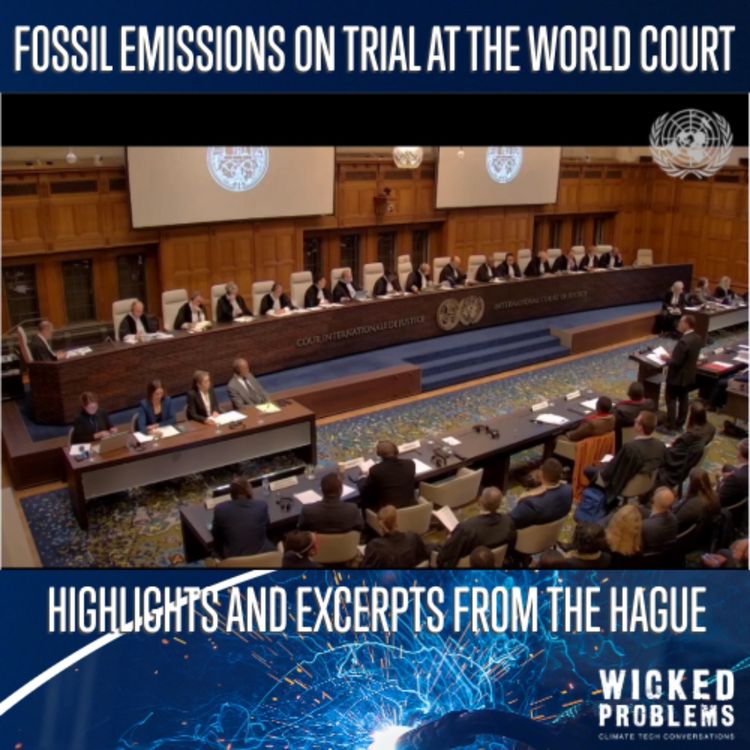 cover art for Carbon Emitters on Trial at The Hague