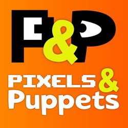 cover art for Pixels and Puppets