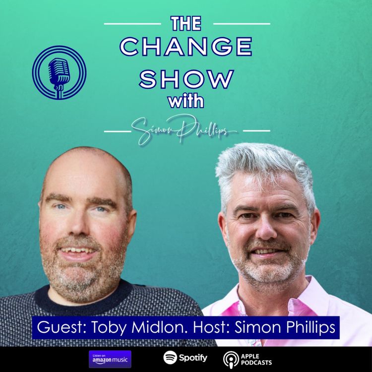 cover art for The Change Man Interviews - with Toby Mildon