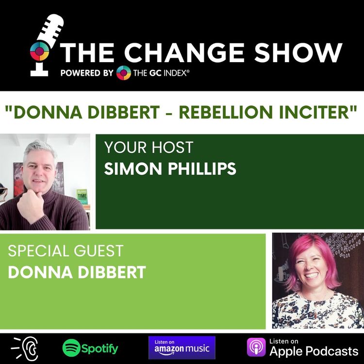 cover art for The Change Man Interviews - with Donna Dibbert