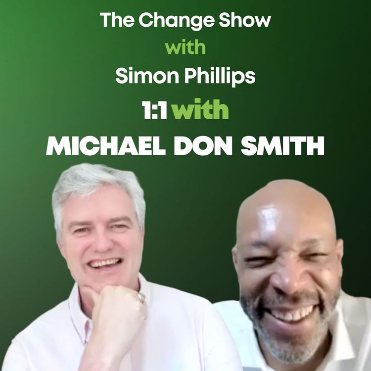 cover art for The Change Man Interviews - with Michael Don Smith