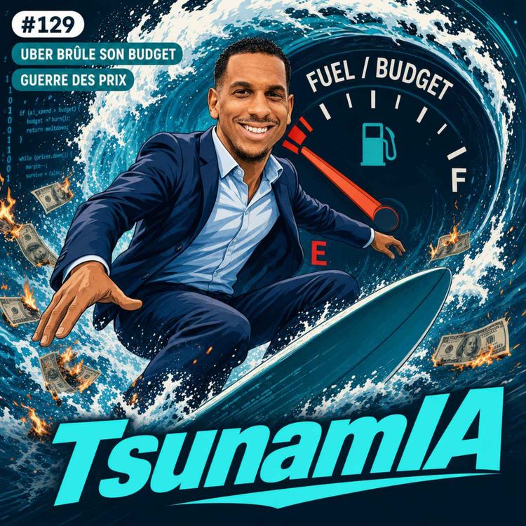 cover art for #129 - Uber brûle son budget IA, Anthropic veut une pause et Microsoft lance ses 7 modèles
