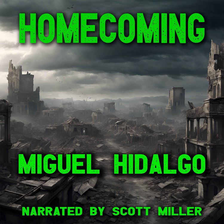 cover art for Homecoming by Miguel Hidalgo - 1950s Science Fiction Short Stories