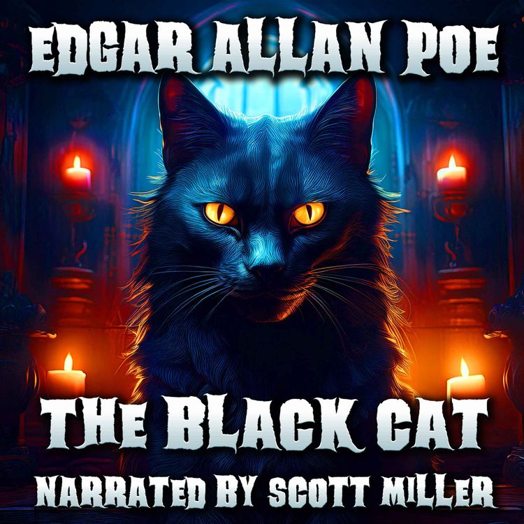 cover art for The Black Cat by Edgar Allan Poe