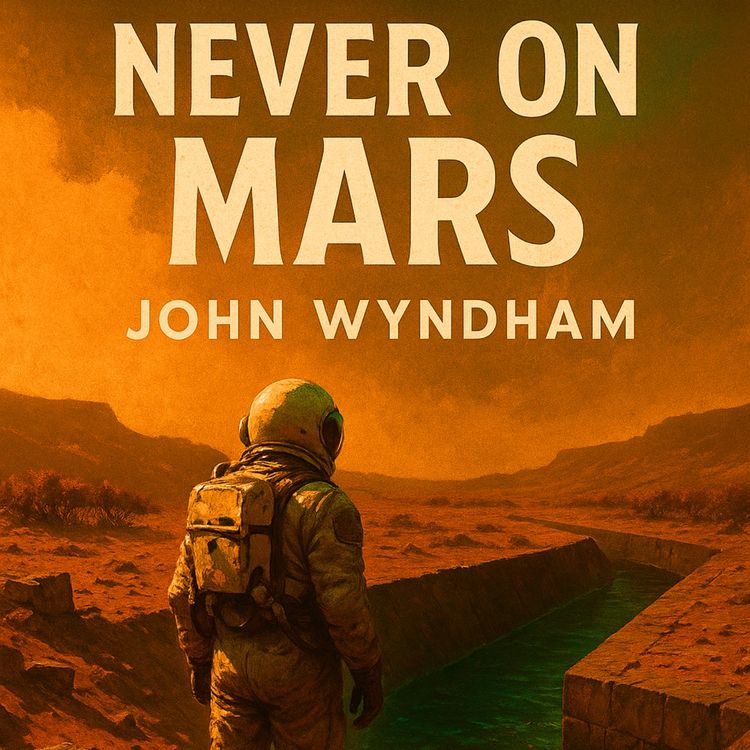cover art for Never on Mars by John Wyndham