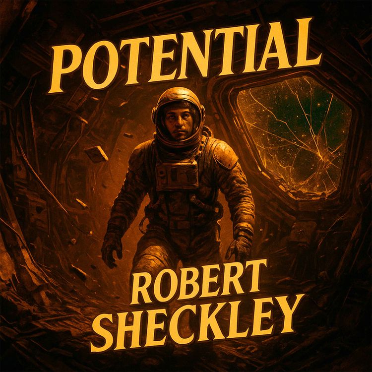 cover art for Potential by Robert Sheckley - Short Science Fiction Story from the 1950s published in Astounding Science Fiction Magazine