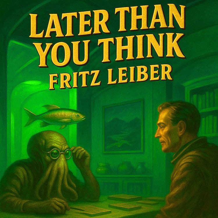 cover art for Later Than You Think by Fritz Leiber