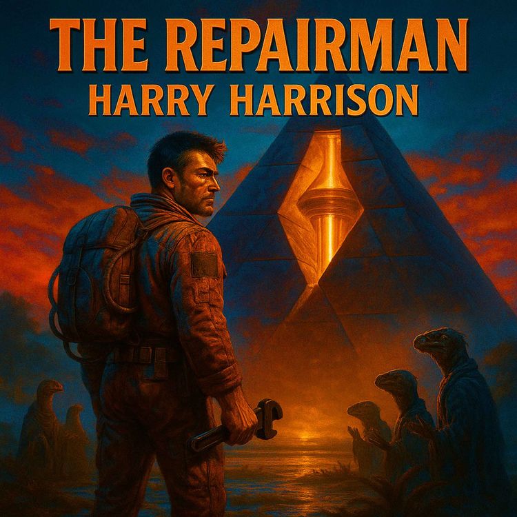 cover art for The Repairman by Harry Harrison