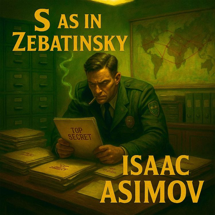 cover art for S as in Zebatinsky by Isaac Asimov