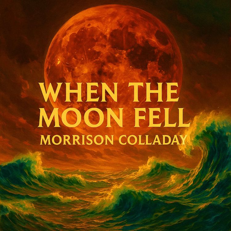 cover art for When the Moon Fell by Morrison Colladay	- Apocalyptic Science Fiction Short Story
