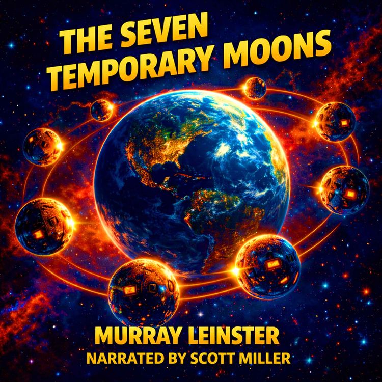 cover art for The Seven Temporary Moons Murray Leinster