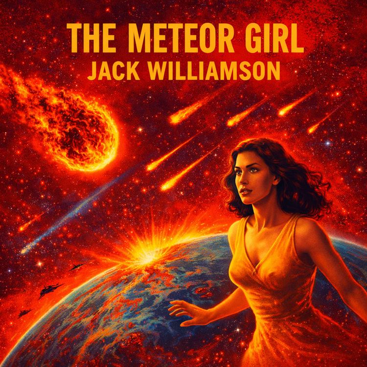 cover art for The Meteor Girl by Jack Williamson