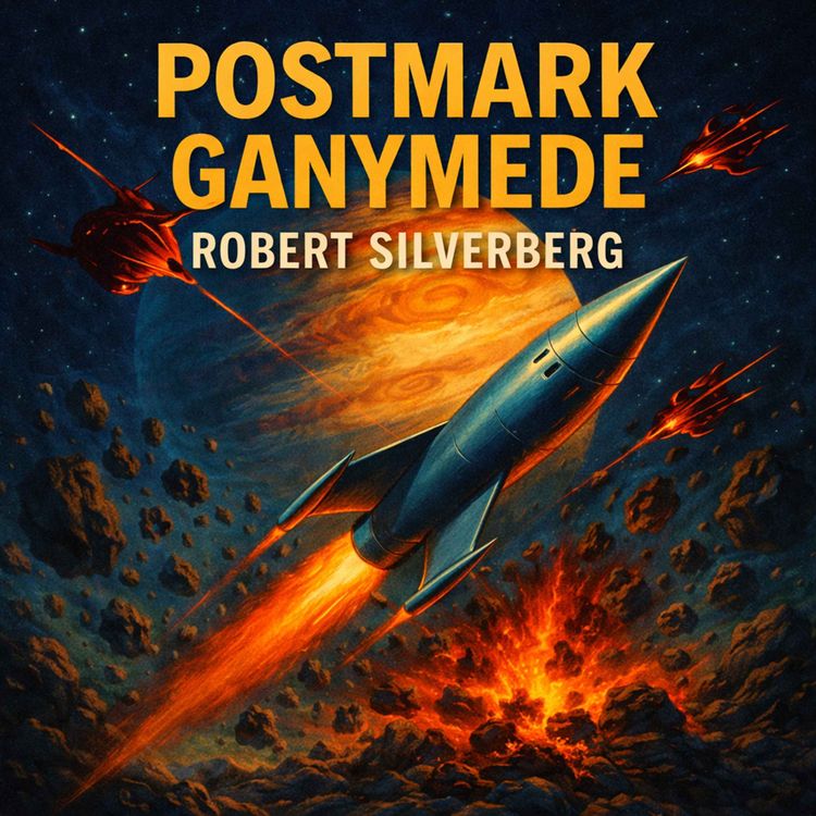cover art for Postmark Ganymede by Robert Silverberg