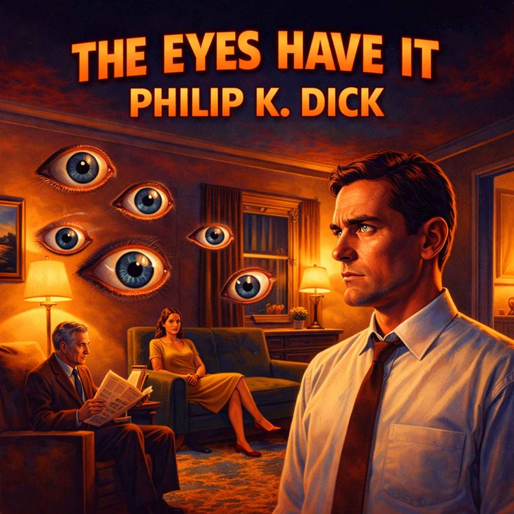 cover art for The Eyes Have It by Philip K. Dick and Pariah by Milton Lesser
