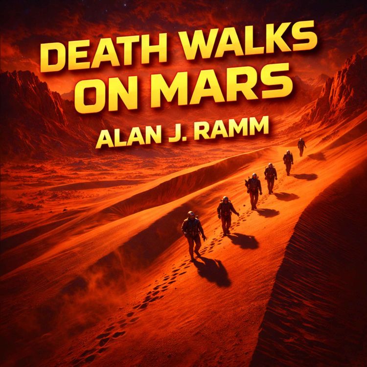 cover art for Death Walks on Mars by Alan J. Ramm