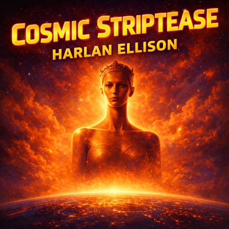 cover art for Cosmic Striptease by Harlan Ellison - 1950s Science Fiction Short Story