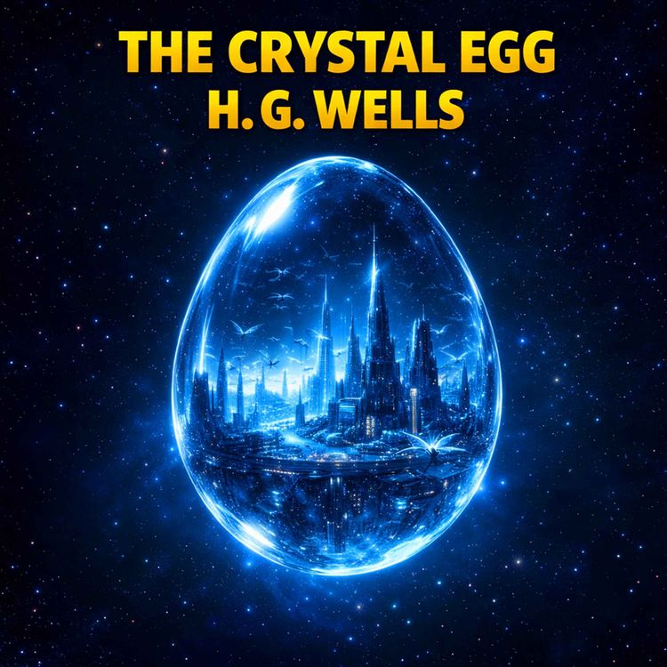 cover art for The Crystal Egg by H. G. Wells - A Window to Another World