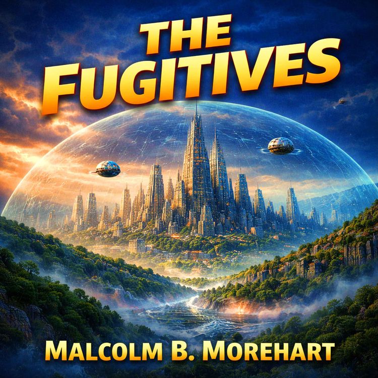 cover art for The Fugitives by Malcolm B. Morehart Jr. and Leave Earthmen or Die! by John Massie Davis