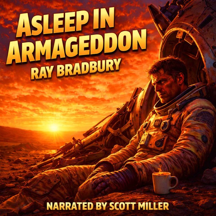 cover art for Asleep in Armageddon by Ray Bradbury