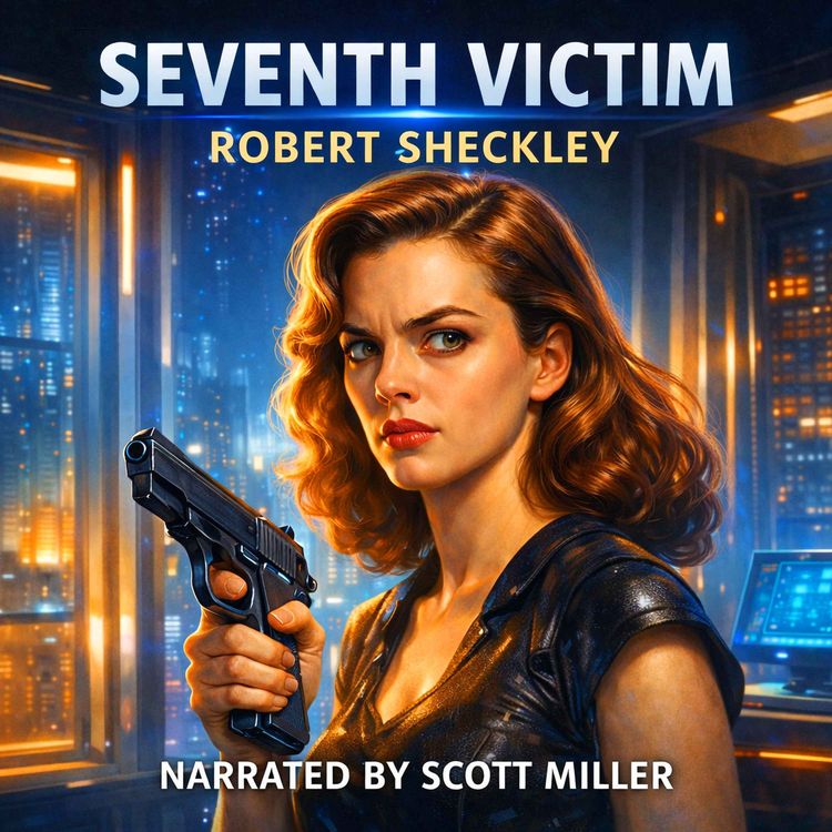 cover art for Seventh Victim by Robert Sheckley - When Killing Becomes Sport, Who Hunts the Hunter?
