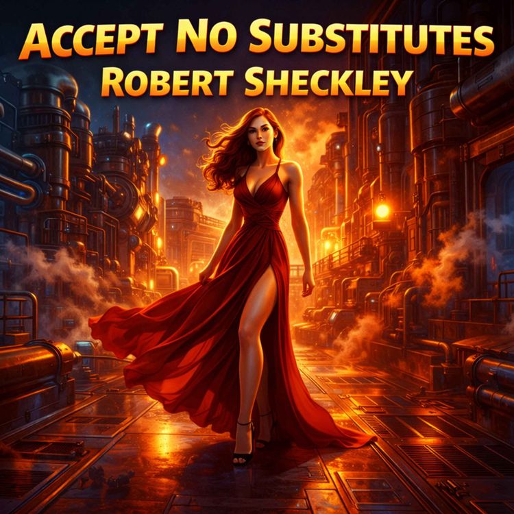 cover art for Accept No Substitutes by Robert Sheckley