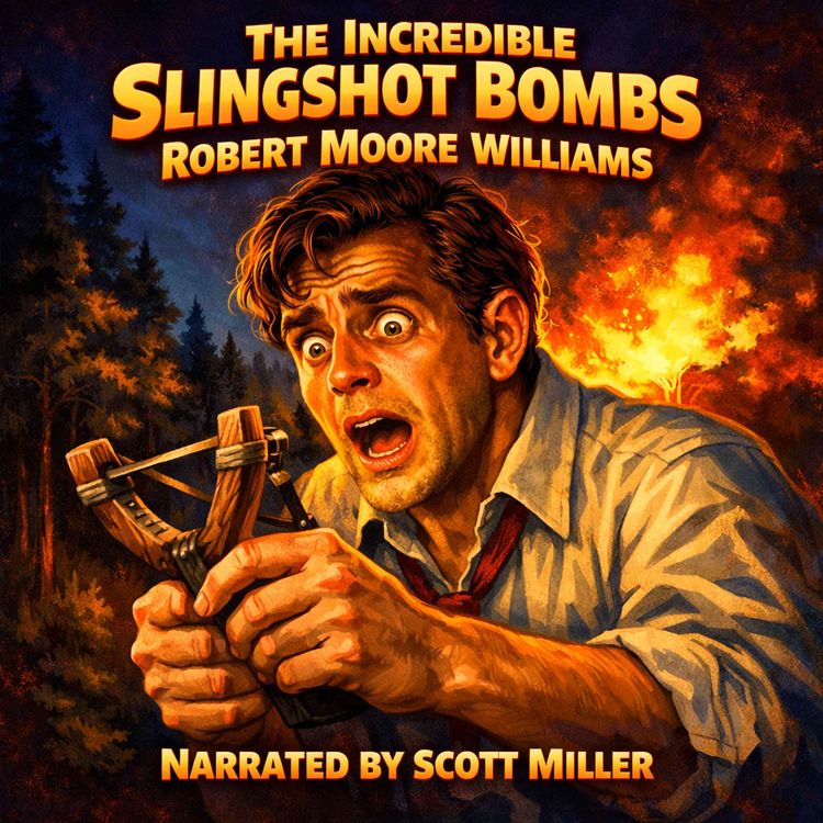 cover art for The Incredible Slingshot Bombs by Robert Moore Williams