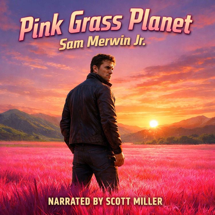 cover art for Pink Grass Planet by Sam Merwin Jr.
