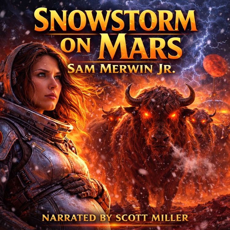 cover art for Snowstorm on Mars by Sam Merwin Jr.