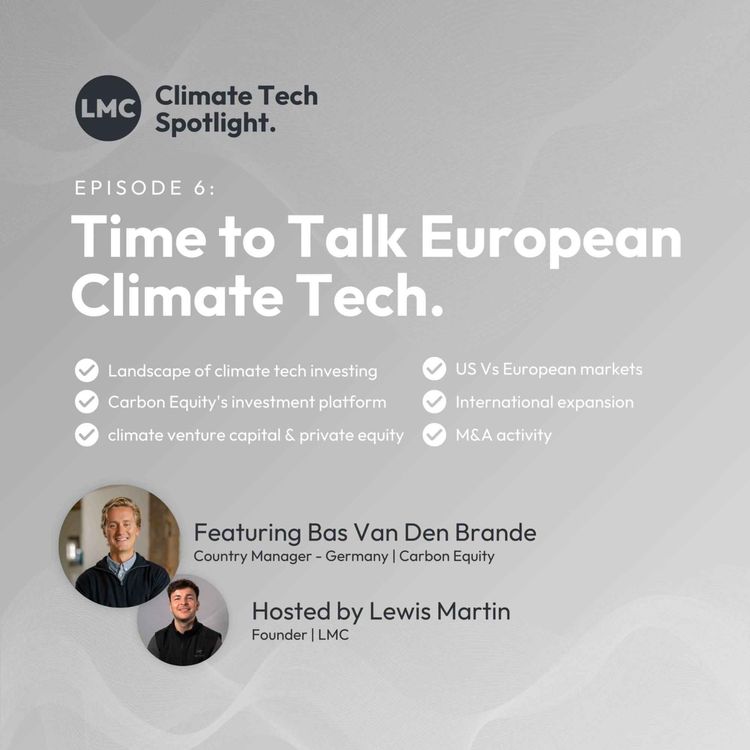 cover art for Time to Talk European Climate Tech.