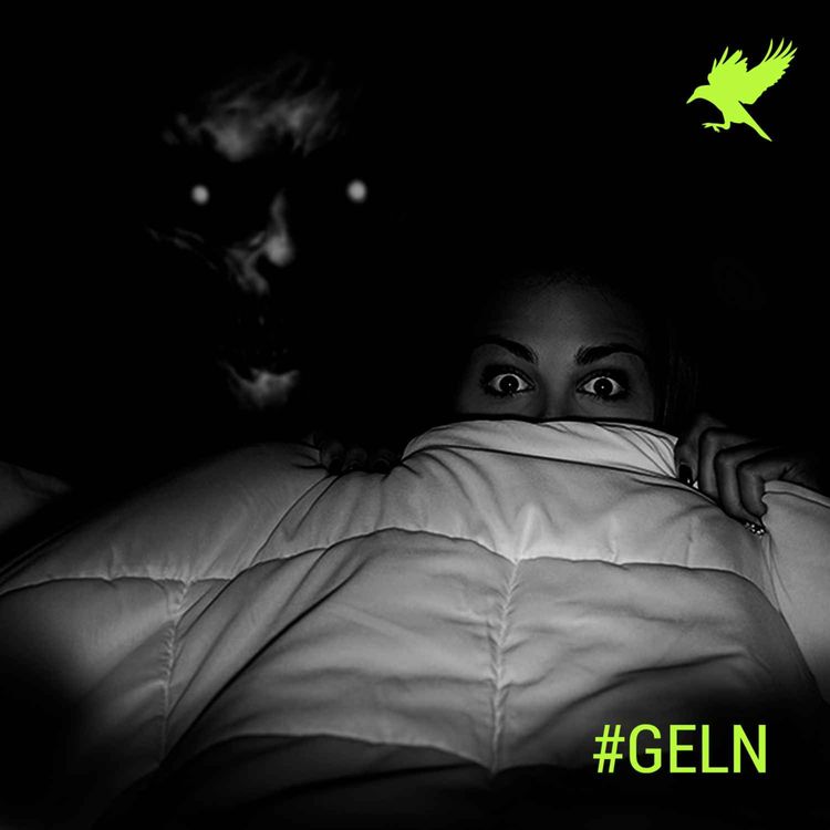 cover art for Algo duerme en mi cama y otras historias de terror