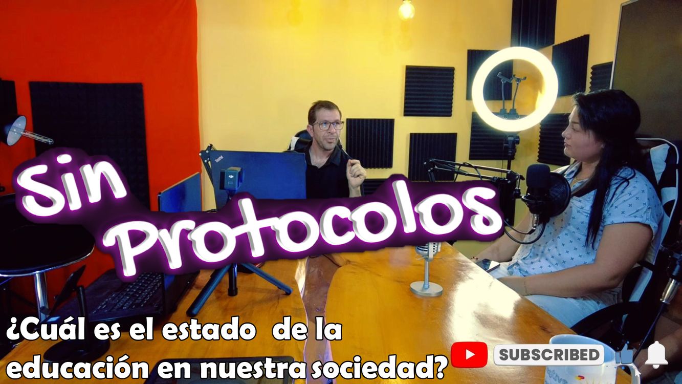 cover art for Sin Protocolos - ¿Cuál es el estado  de la educación en nuestra sociedad?