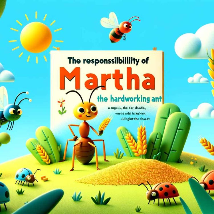 cover art for La responsabilidad de Marta la hormiga trabajadora