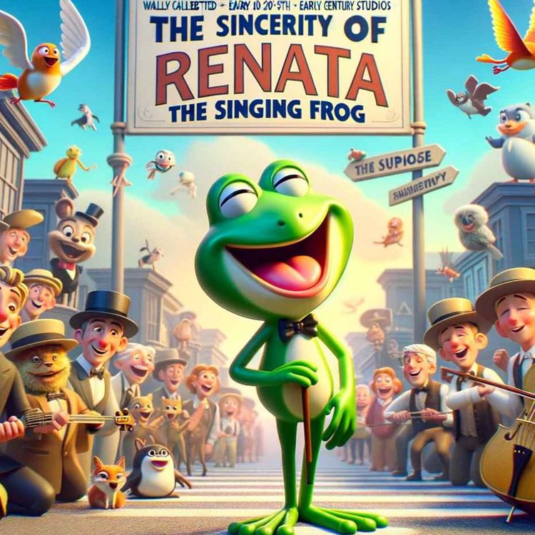 cover art for La sinceridad de Renata la rana cantarina