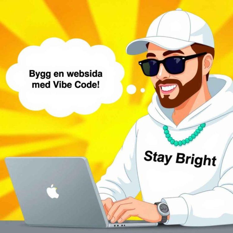 cover art for Bygg en webbsida med Vibe Code - Live med Sibbe